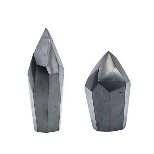 Shungite Crystal Pencil Points - Home Decor - Points Set - Force of Life - Forceoflife.co.uk